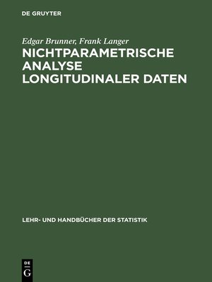 cover image of Nichtparametrische Analyse longitudinaler Daten